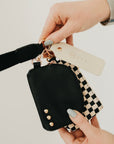 Wonderlust Woven Dual Pouch Wristlet