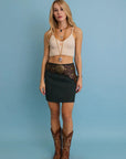 Western Boho Circle Belt with Eyelet Accents