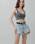 Western Square Buckle Belt