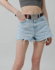 Western Square Buckle Belt