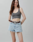 Western Square Buckle Belt