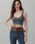 Studded Western Wide Belt – Vintage Cowboy Statement Belt