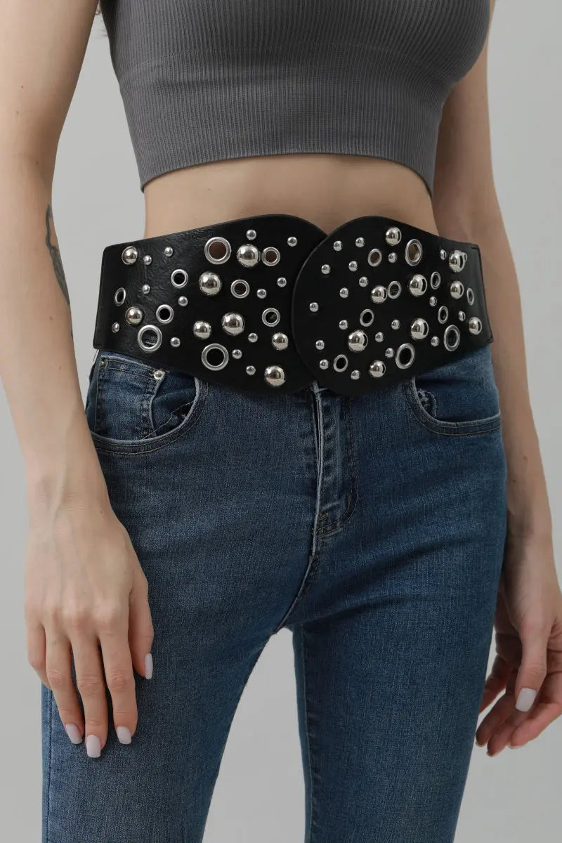 Western Wide Rivet Belt