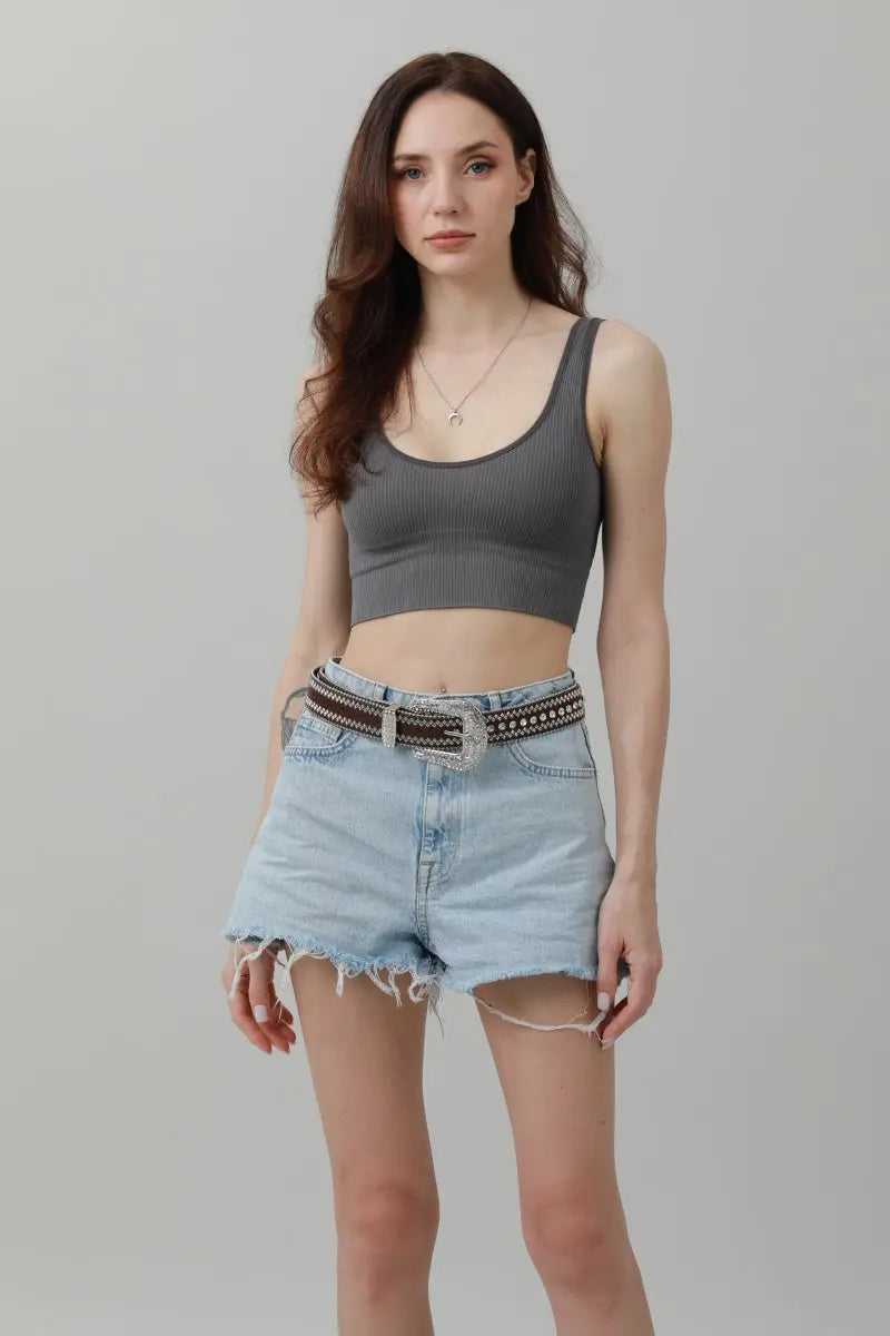Western Rivet Studded Belt.