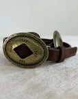 Vintage Western Belt – Retro Cowboy Buckle Belt