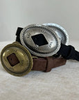 Vintage Western Belt – Retro Cowboy Buckle Belt