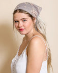 Floral Lace Hair Scarf