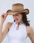 Braided Straw Cowboy Hat