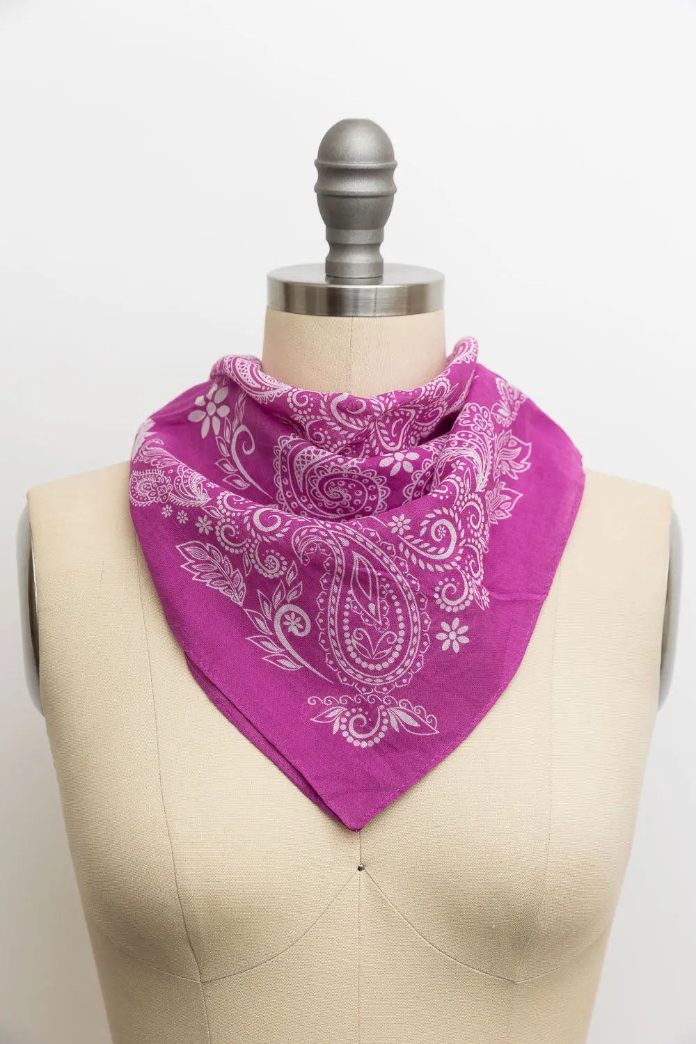 Floral Paisley Bandana – Western Hair Scarf