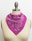 Floral Paisley Bandana – Western Hair Scarf