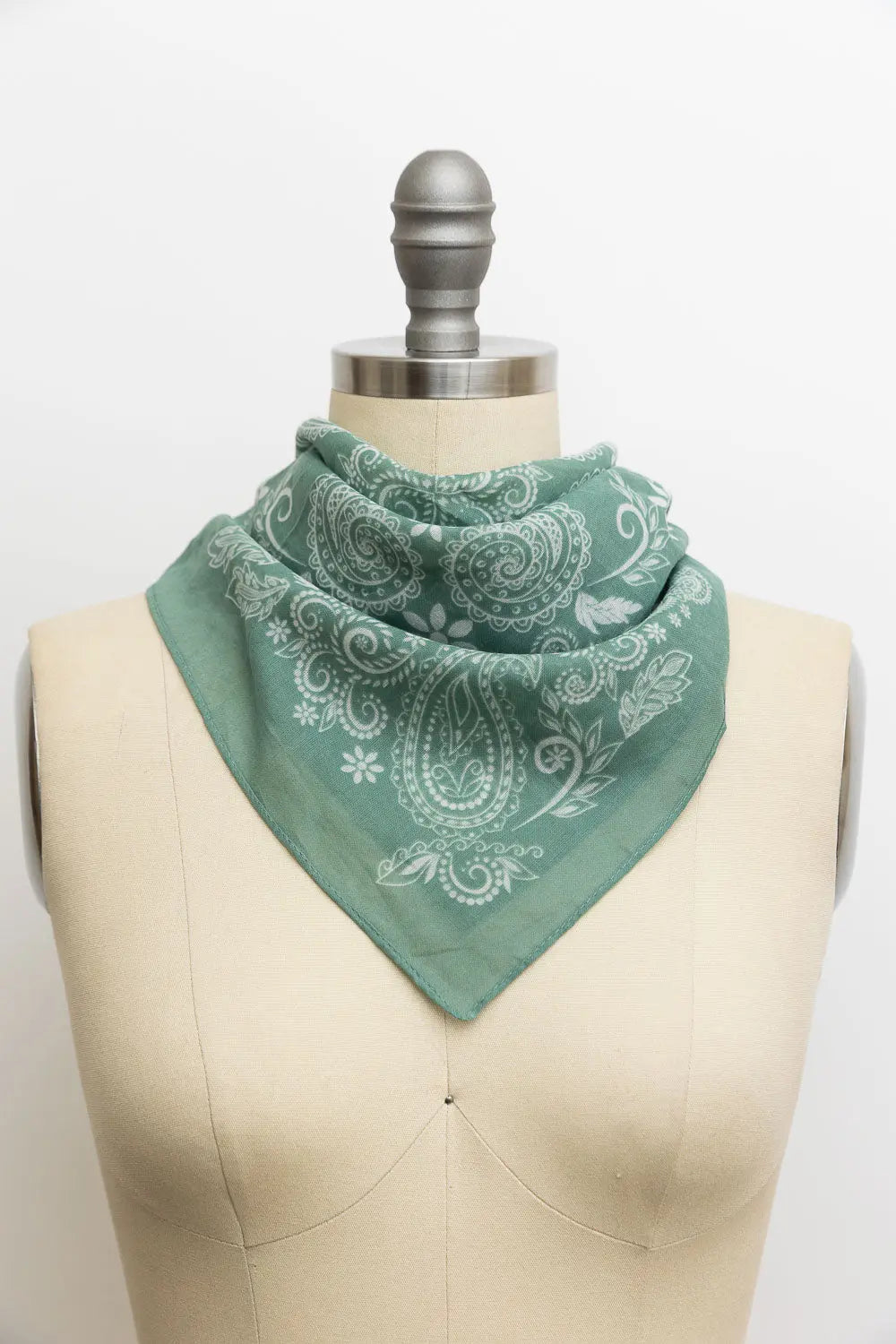 Floral Paisley Bandana – Western Hair Scarf
