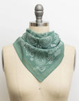Floral Paisley Bandana – Western Hair Scarf