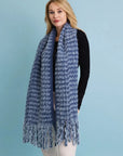 Soft Chenille Tassel Scarf