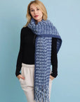 Soft Chenille Tassel Scarf