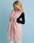 Soft Chenille Tassel Scarf