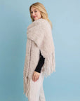 Bouclé Fringe Blanket Scarf