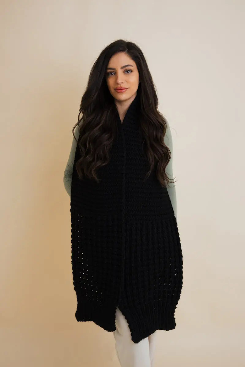 Waffle Weave Oversized Scarf