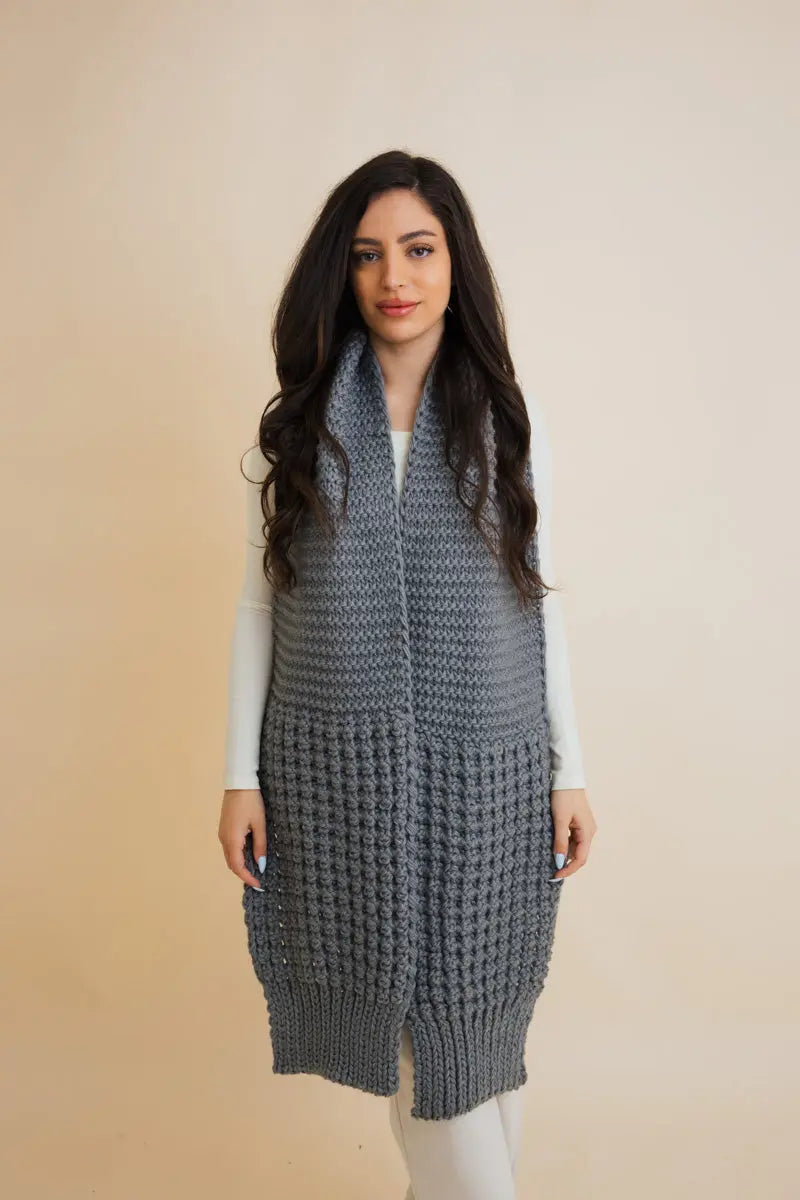 Waffle Weave Oversized Scarf