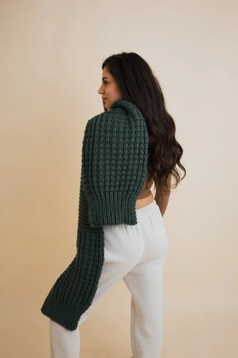 Waffle Weave Oversized Scarf