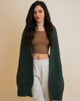Waffle Weave Oversized Scarf