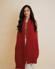 Waffle Weave Oversized Scarf