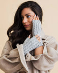 Cable Knit Fingerless Gloves