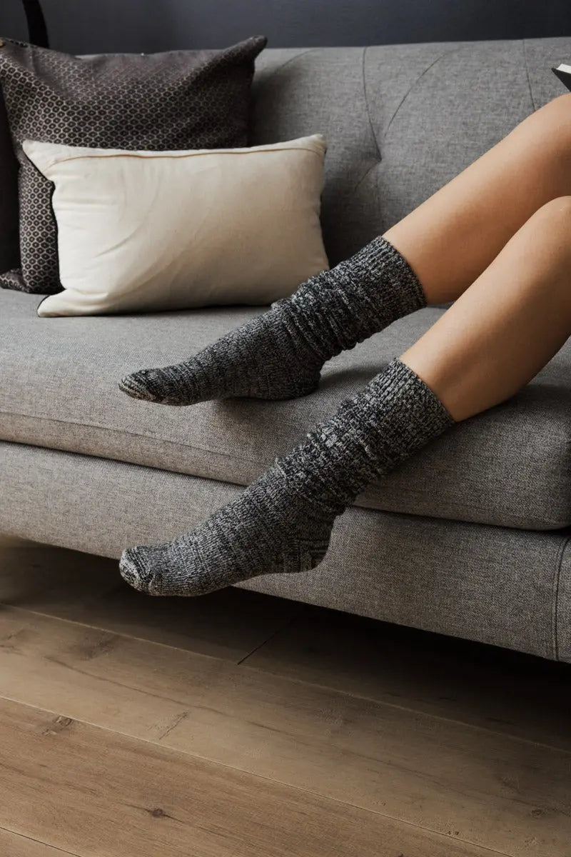 Slouchy Knit Boot Socks – Cozy Scrunch Socks