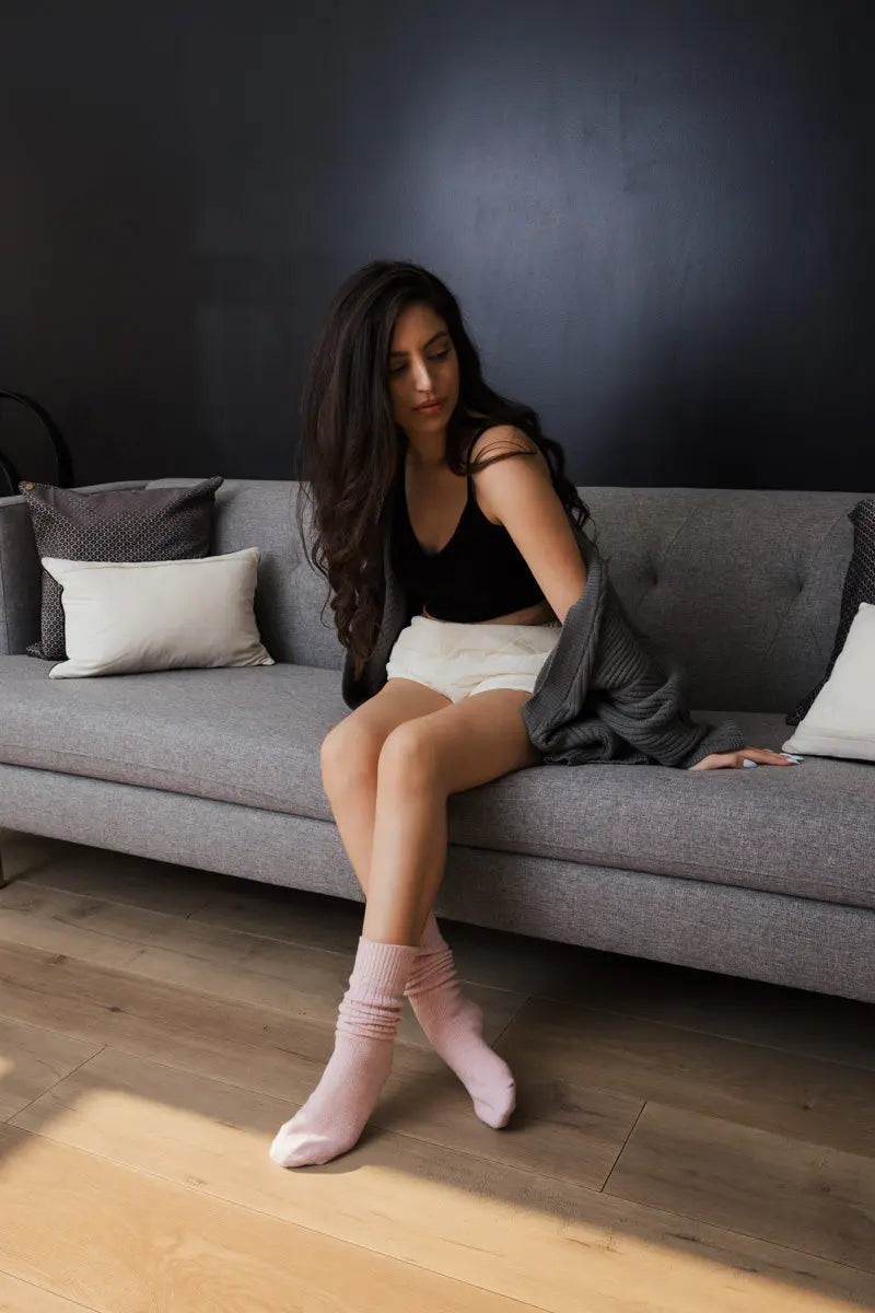 Slouchy Knit Boot Socks – Cozy Scrunch Socks