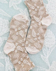 Cashew Print Crew Socks – Soft Patterned Women’s Socks