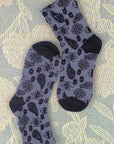 Cashew Print Crew Socks – Soft Patterned Women’s Socks