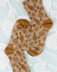 Cashew Print Crew Socks – Soft Patterned Women’s Socks