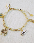 Yeehaw Rodeo Charm Bracelet – Western Icons
