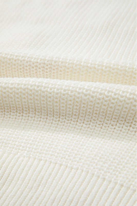 Christmas Stripe Merry & Bright Long Sleeve Sweater