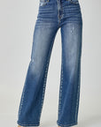 RISEN High Waist Jeans with Pockets