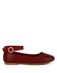 Danseur Ankle Strap Detail Ballet Flats