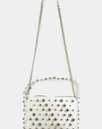 Fame Ball Studded Square Handbag