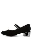 Sima Studded Mary Jane Pumps