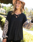 e Luna PLUS Animal Mixed Volume Sleeve Top