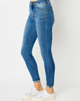 Judy Blue Full Size Cuffed Hem Skinny Jeans