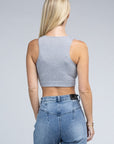 Ribbed Cropped Tank Top