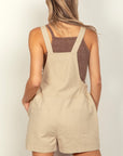 VERY J Adjustable Suspender Overalls with Pockets