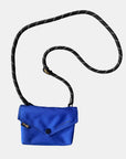 Himawari Solid Color Envelope Shape Crossbody Bag with Removable Strap