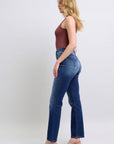 Judy Blue Full Size Washed Straight Leg Jeans with Pockets