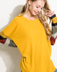 e Luna PLUS Cozy Colorblock Top