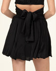 HYFVE Not Your Girl Drawstring Ruffled Mini Skirt