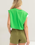 HYFVE Drawstring Hem Crop Top