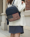 MKF Collection Briella FLAG Backpack by Mia K