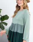 e Luna PLUS Color Block Tiered Swing Top