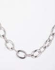 Bold chain necklace - silver