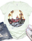 Retro Eagles Hotel California Graphic Tee PLUS